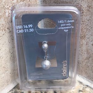 Claire’s Navel Belly Ring 14G 1.6mm